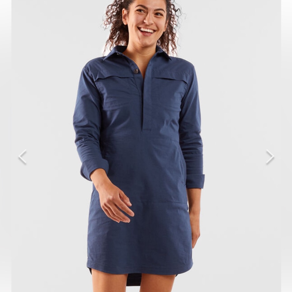 Title Nine Wren Utility Shirt Dress